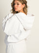 HARLOW CLOUD ZIP UP HOODIE - WHITE HARLOW - Boathouse USA