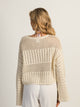 HARLOW LAYLA CROCHET LONG SLEEVE - CREAM HARLOW - Boathouse USA