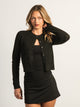 HARLOW COLLINS KNIT CARDIGAN - BLACK HARLOW - Boathouse USA