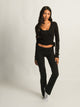 HARLOW GIA WRAP SWEATER - BLACK HARLOW - Boathouse USA