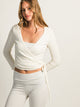 HARLOW GIA WRAP SWEATER - OFF WHITE HARLOW - Boathouse USA