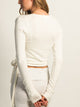 HARLOW GIA WRAP SWEATER - OFF WHITE HARLOW - Boathouse USA