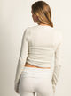 HARLOW GIA WRAP SWEATER MELANGE - CLOUD HARLOW - Boathouse USA