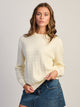 HARLOW MABLE CABLE KNIT SWEATER - OFF WHITE HARLOW - Boathouse USA