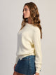 HARLOW MABLE CABLE KNIT SWEATER - OFF WHITE HARLOW - Boathouse USA