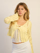 HARLOW KRISTY CROCHET LONG SLEEVE - YELLOW HARLOW - Boathouse USA