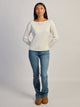 HARLOW CALI CABLEKNIT OFF THE SHOULDER HARLOW - Boathouse USA