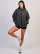 HARLOW COCO SHERPA ZIP - CHARCOAL HARLOW - Boathouse USA