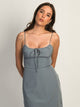 HARLOW VALERIE SHORT DRESS - DEN BLUE HARLOW - Boathouse USA