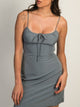 HARLOW VALERIE SHORT DRESS - DEN BLUE HARLOW - Boathouse USA
