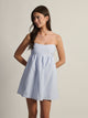 HARLOW JUNE DRESS - PINSTRIPE HARLOW - Boathouse USA