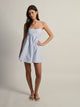 HARLOW JUNE DRESS - PINSTRIPE HARLOW - Boathouse USA