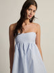 HARLOW JUNE DRESS - PINSTRIPE HARLOW - Boathouse USA