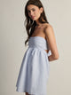 HARLOW JUNE DRESS - PINSTRIPE HARLOW - Boathouse USA