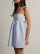 HARLOW JUNE DRESS - PINSTRIPE HARLOW - Boathouse USA