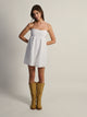 HARLOW JUNE DRESS - EYELETTE - WHITE HARLOW - Boathouse USA