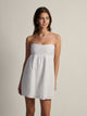 HARLOW JUNE DRESS - EYELETTE - WHITE HARLOW - Boathouse USA