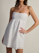 HARLOW JUNE DRESS - EYELETTE - WHITE HARLOW - Boathouse USA
