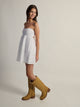 HARLOW JUNE DRESS - EYELETTE - WHITE HARLOW - Boathouse USA