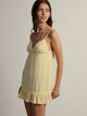 HARLOW JENNY DRESS - YELLOW HARLOW - Boathouse USA