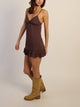 HARLOW JENNY DRESS - CHOCOLATE HARLOW - Boathouse USA