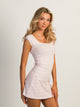 HARLOW ROSALIE PRINT DRESS - BABY PINK HARLOW - Boathouse USA