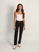 HARLOW MID-RISE STRAIGHT JEAN - BLACK HARLOW - Boathouse USA