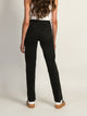 HARLOW MID-RISE STRAIGHT JEAN - BLACK HARLOW - Boathouse USA