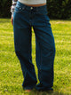 HARLOW BAGGY BOYFRIEND JEAN - DARK WASH HARLOW - Boathouse USA