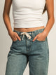 HARLOW BAGGY BOYFRIEND JEAN TIE WAIST - MID WASH HARLOW - Boathouse USA
