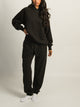 HARLOW JORDANA RELAXED SWEATPANT - BLACK HARLOW - Boathouse USA