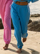 HARLOW JORDANA RELAXED SWEATPANT - ELECTRIC BLUE HARLOW - Boathouse USA