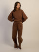 HARLOW STELLA STRAIGHT LEG SWEATPANT - CHOCOLATE HARLOW - Boathouse USA