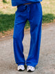 HARLOW STELLA STRAIGHT LEG SWEATPANT - COBALT HARLOW - Boathouse USA