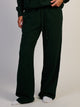 HARLOW STELLA STRAIGHT LEG SWEATPANT - FOREST HARLOW - Boathouse USA