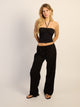 HARLOW LANA LINEN PANT - BLACK HARLOW - Boathouse USA