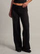 HARLOW ESSENTIAL FOLDOVER WIDE LEG PANT - BLACK HARLOW - Boathouse USA
