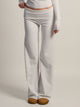 HARLOW ESSENTIAL FOLDOVER WIDE LEG PANT - CLOUD