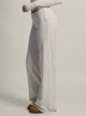 HARLOW ESSENTIAL FOLDOVER WIDE LEG PANT - CLOUD