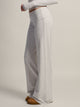 HARLOW ESSENTIAL FOLDOVER WIDE LEG PANT - CLOUD