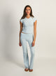 HARLOW GIA FOLDOVER PANT - BLUE HARLOW - Boathouse USA