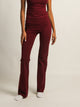 HARLOW GIA FOLDOVER PANT - BURGUNDY HARLOW - Boathouse USA
