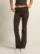 HARLOW GIA FOLDOVER PANT - CHOCOLATE HARLOW - Boathouse USA