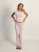 HARLOW GIA FOLDOVER PANT - LIGHT PINK HARLOW - Boathouse USA