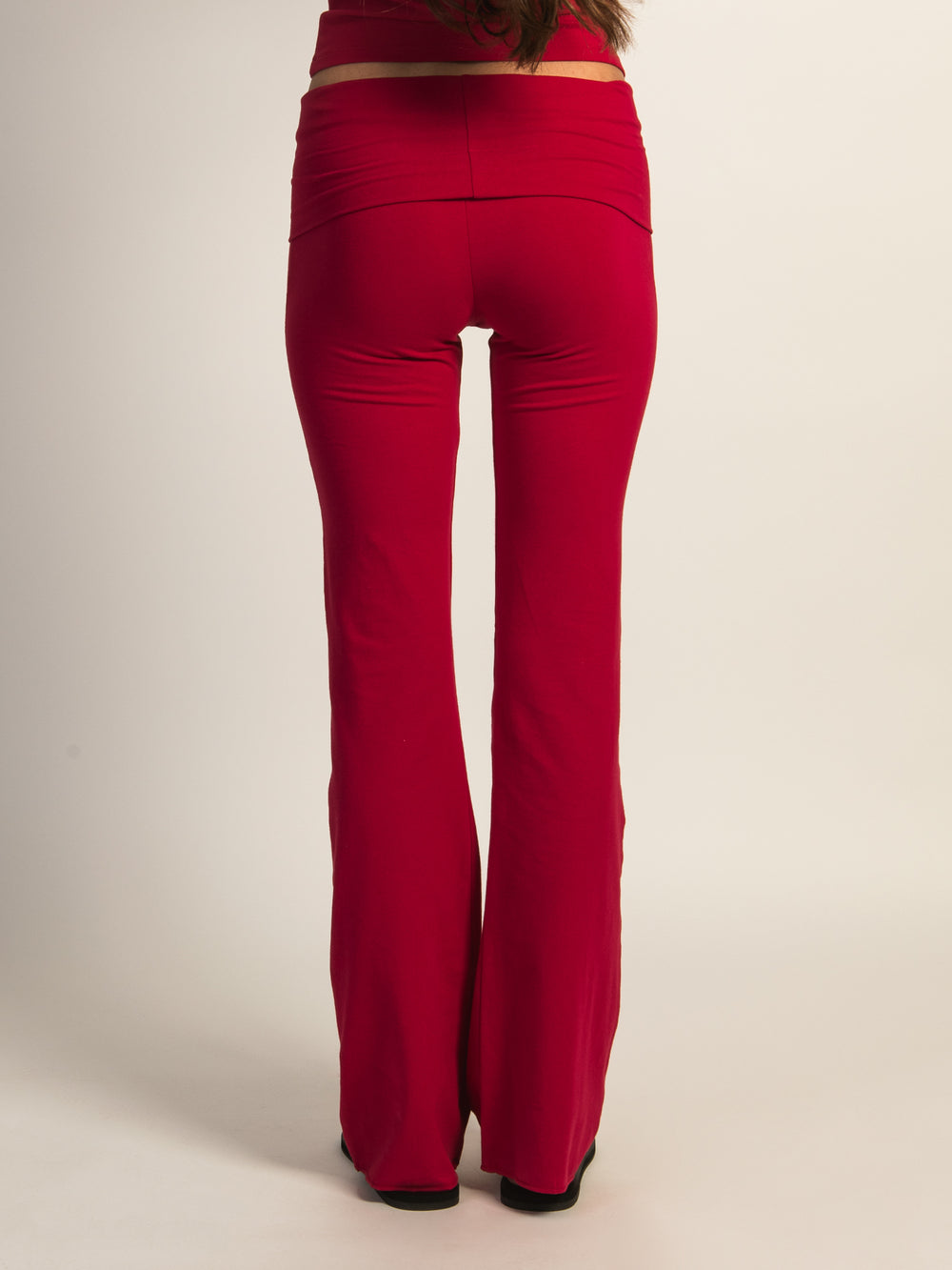 HARLOW GIA FOLDOVER PANT - PORT