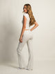 HARLOW GIA FOLDOVER MELANGE PANT - CLOUD