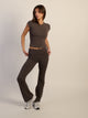 HARLOW ESSENTIAL FOLDOVER PANT - CHARCOAL HARLOW - Boathouse USA