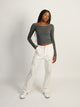 HARLOW SELENA CARGO PANT - OFF WHITE HARLOW - Boathouse USA
