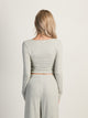 HARLOW ARABELLA MELANGE LONG SLEEVE - HEATHER GREY HARLOW - Boathouse USA