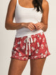 HARLOW AVA LOUNGE SHORT - RED HARLOW - Boathouse USA